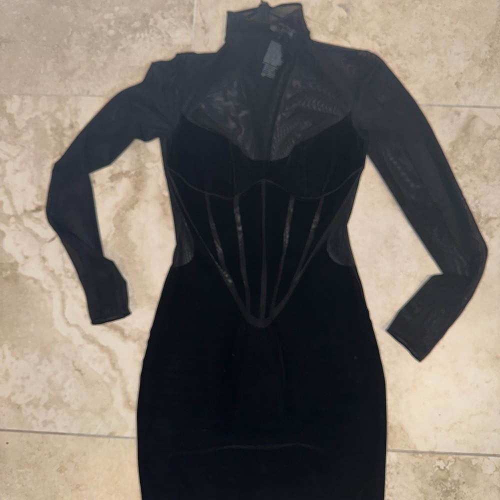 Wolford Mugler Flock Shaping Dress